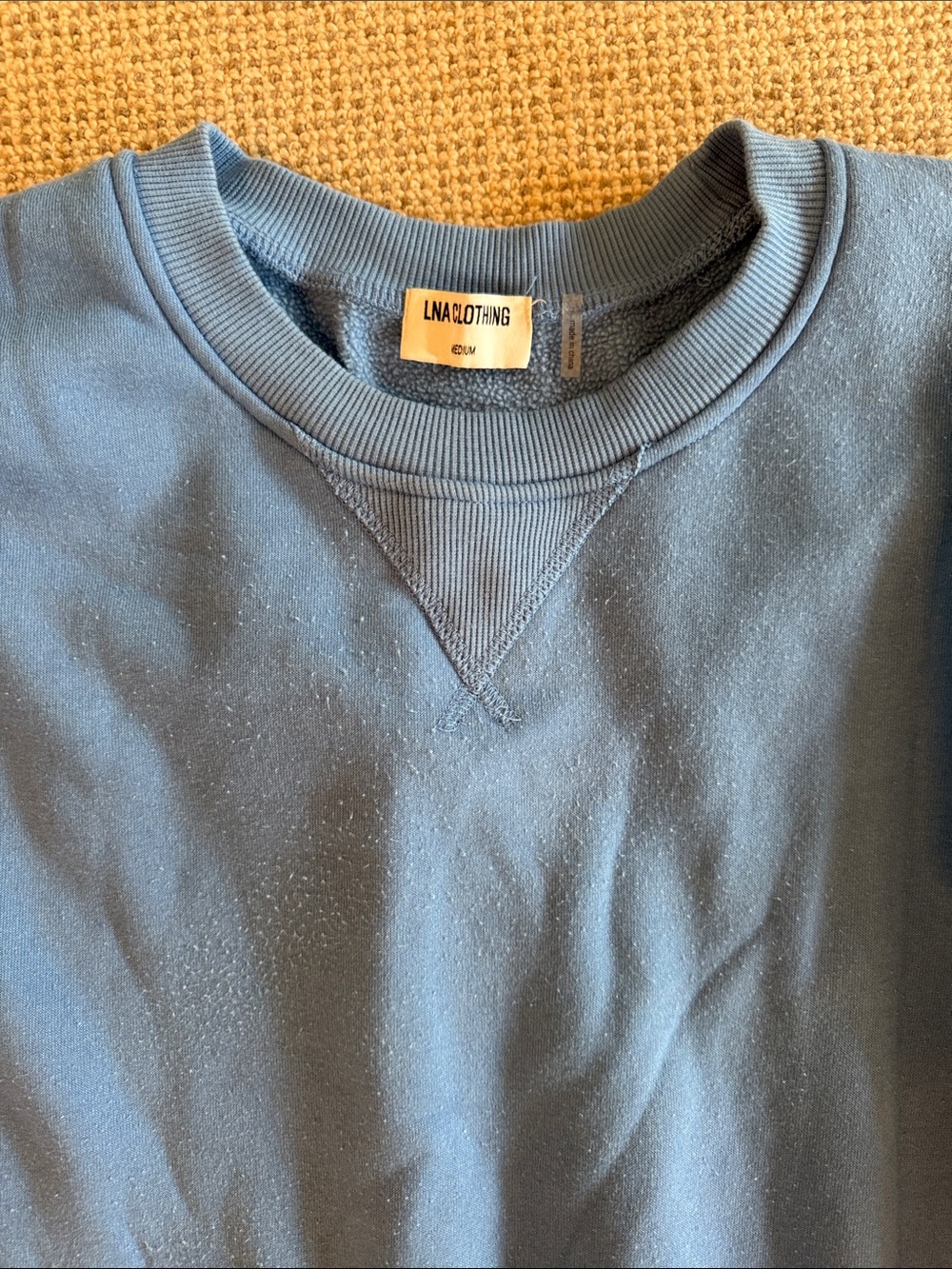 LNA Sweatshirt in periwinkle - size M - Picture 2 of 7